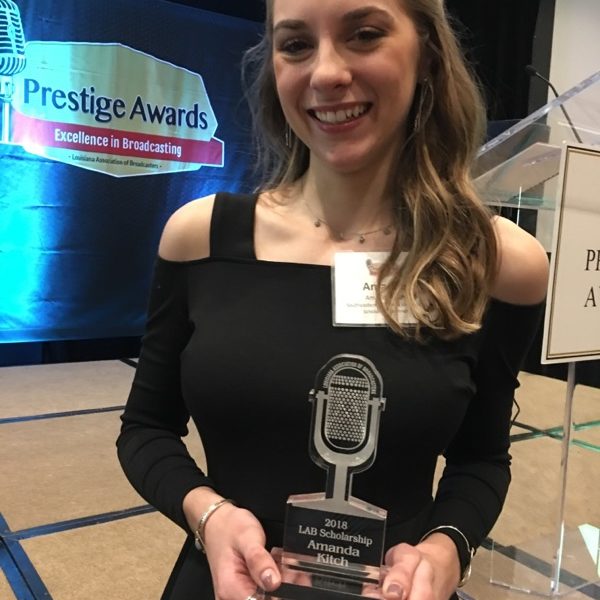 Amanda Kitch winner of the 2018 LAB Scholarship